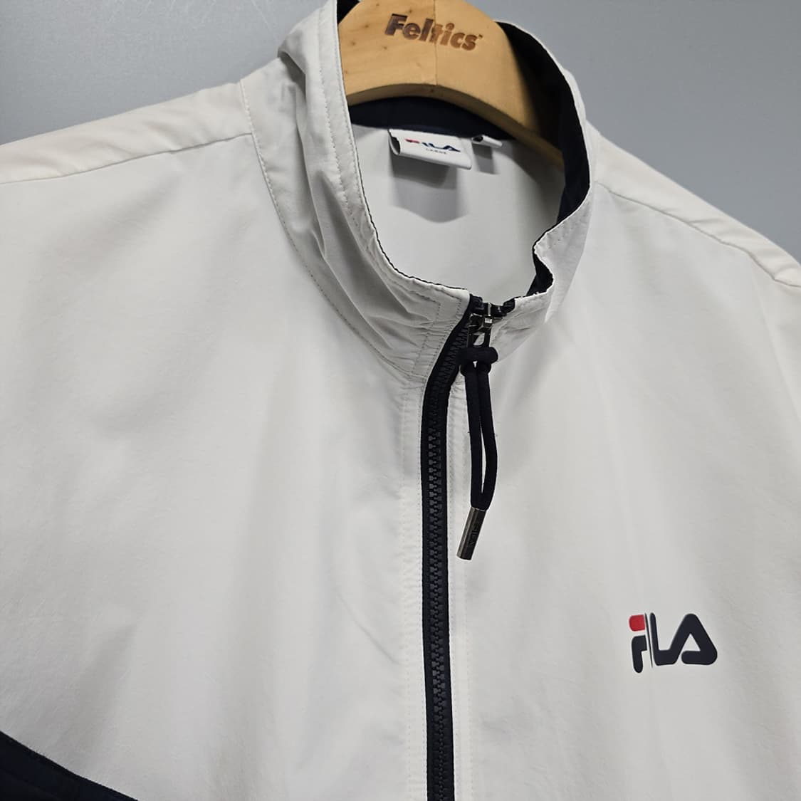 휠라 FILA 컬러 블록 바람막이 자켓 100 상품이미지3