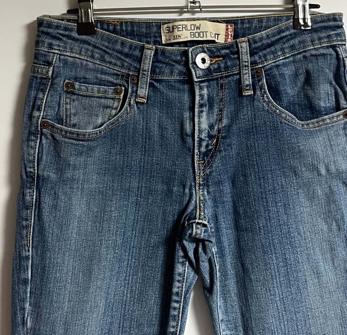 리바이스 518 부츠컷 플레어진 데님 팬츠 청바지 27 상품이미지4
