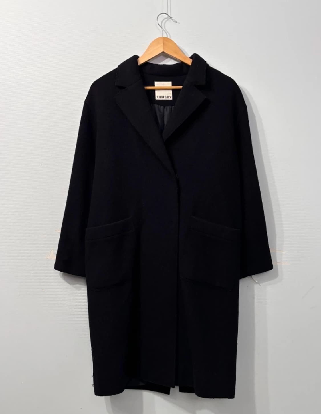 스튜디오톰보이 블랙 코트 ~55 상품이미지4