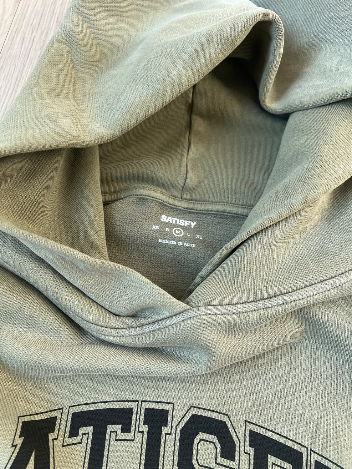 (새상품) 새티스파이 소프트셀 후드 선 블리치드 밀리터리 올리브 상품이미지4