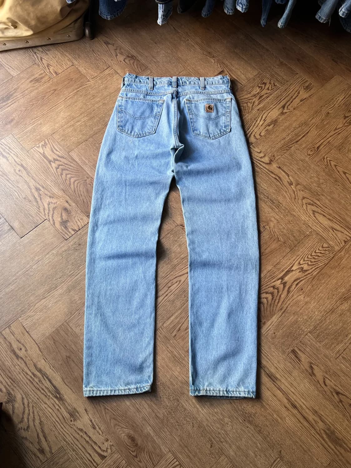 [30]칼하트 USA 라이트블루 워크 데님 팬츠 상품이미지1