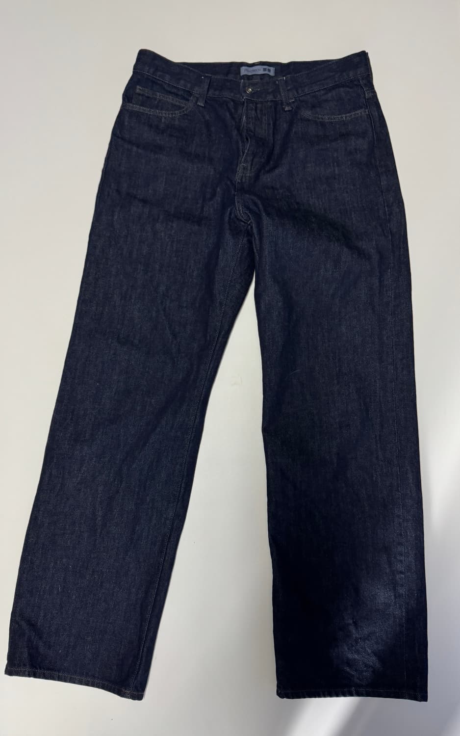 정품!! 유니클로 X JW앤더슨 로고 포인트 데님팬츠 상품이미지1