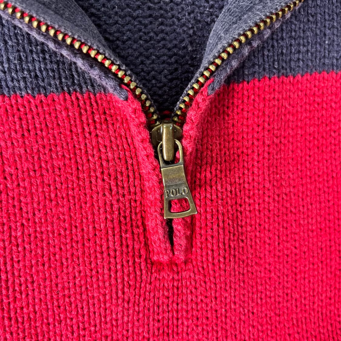 95 폴로랄프로렌 빅포니 3 반집업 니트 상품이미지4