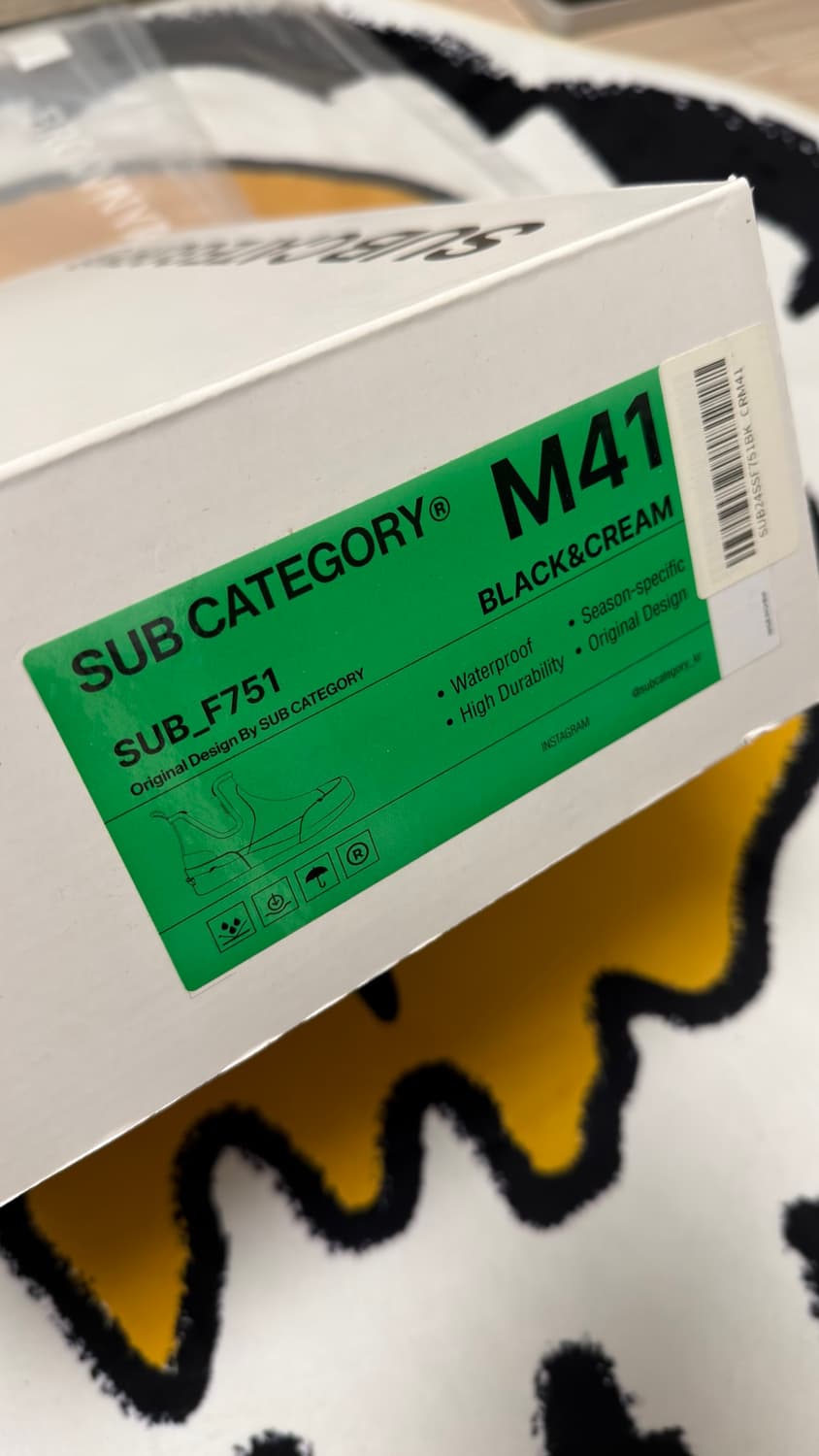 서브카테고리 SUB_F751 Black & Cream 상품이미지3