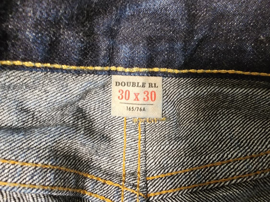 (30x30)더블알엘 슬림핏 셀비지 데님 상품이미지3