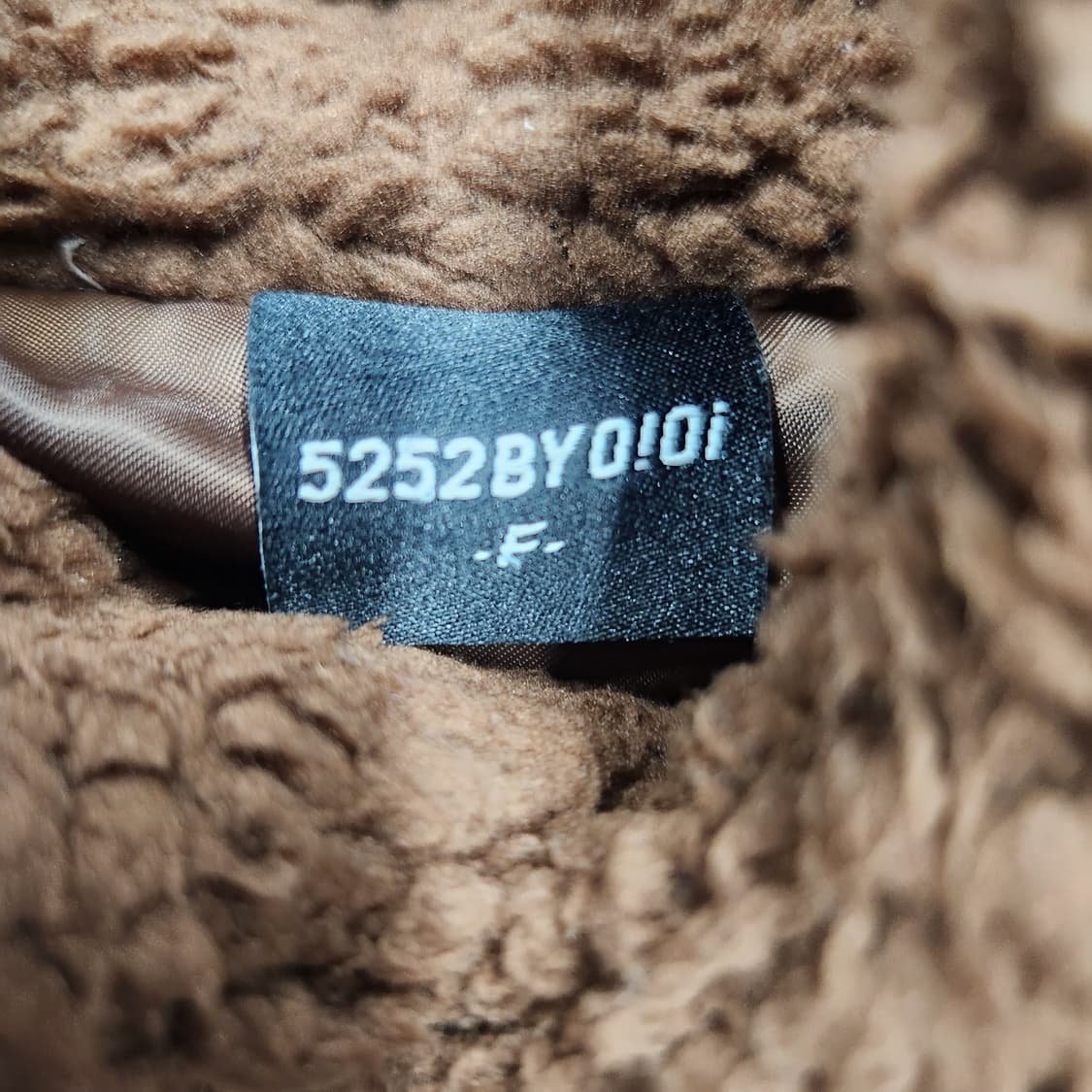 OIOI 오아이오아이 후리스 스트링 빅로고 후드티 2XL(남여공용) 상품이미지5