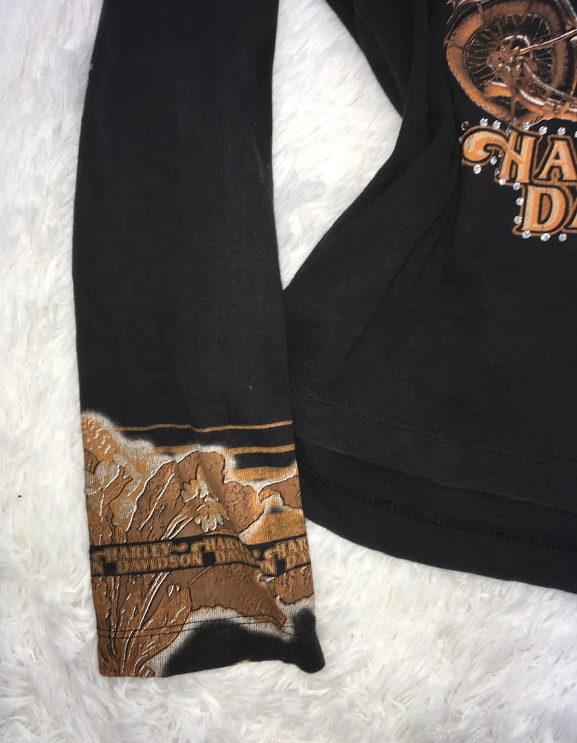 할리데이비슨 큐빅 셔링 긴팔 상품이미지5