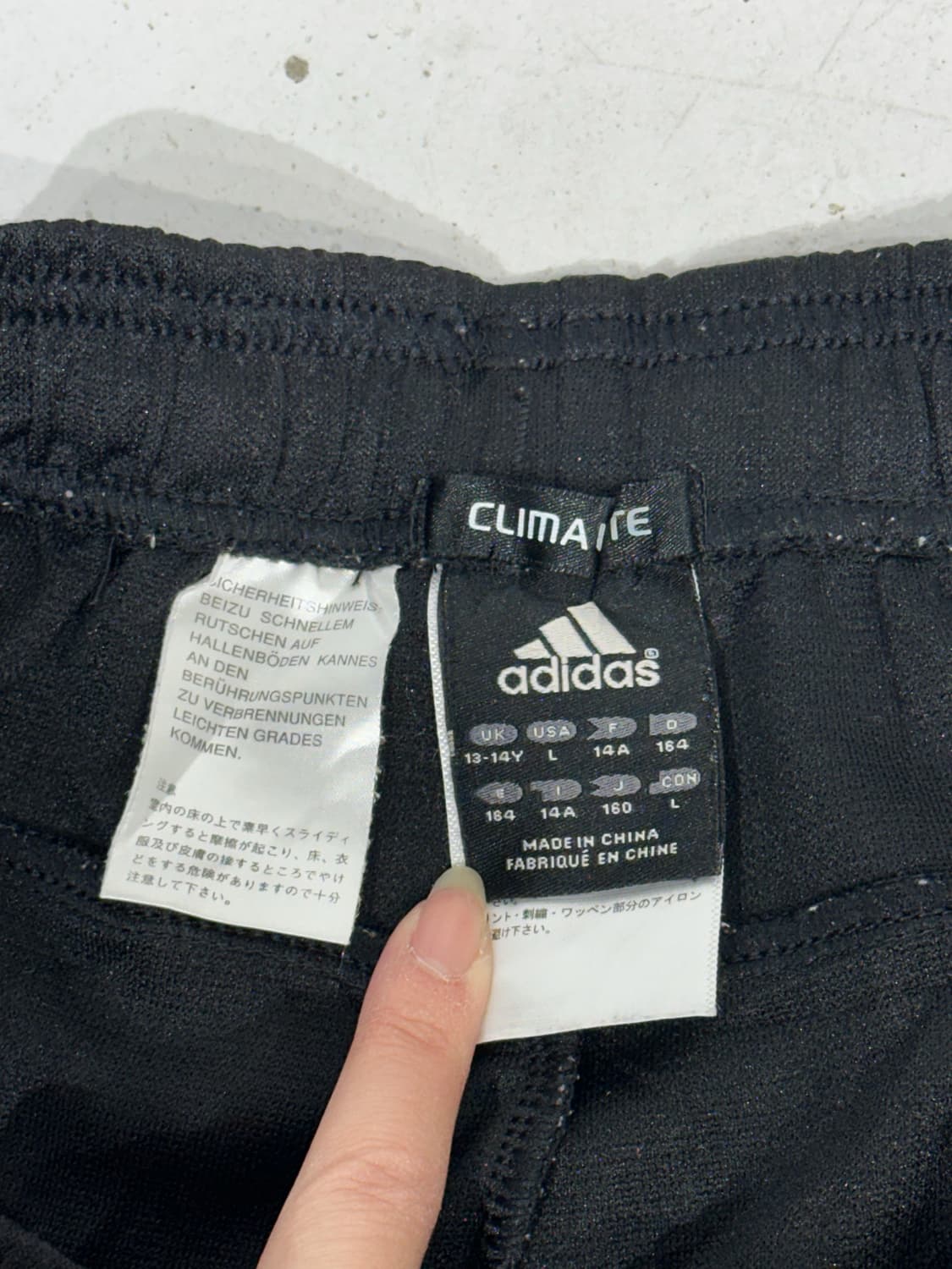 아디다스 블랙 골드 삼선 와이드 팬츠 L 상품이미지7