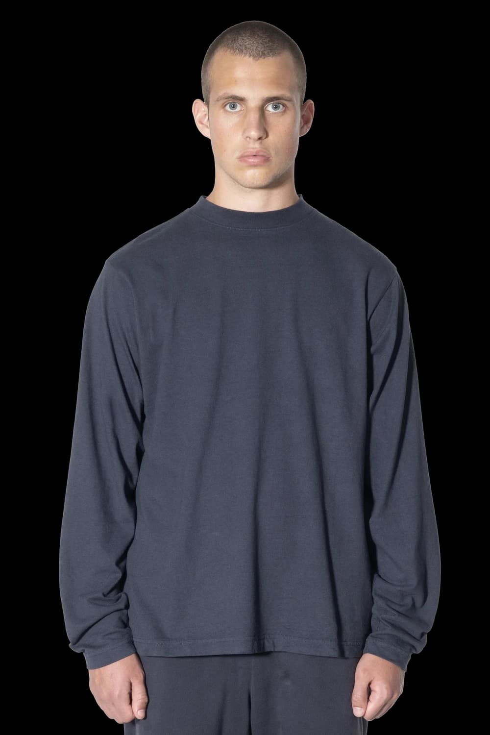 yeezy gap long sleeve 블랙, 다크그레이 M 상품이미지1