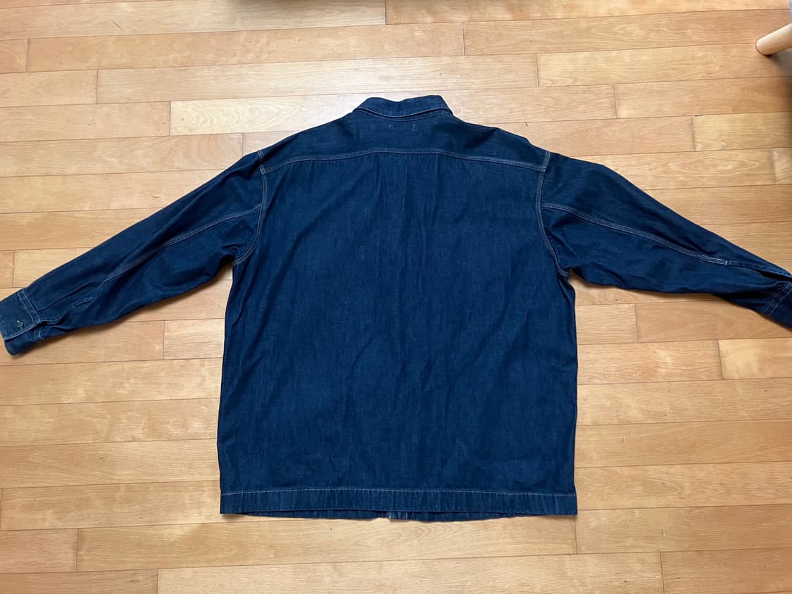 유니클로 U 데님 오버사이즈 셔츠 XXL 상품이미지6