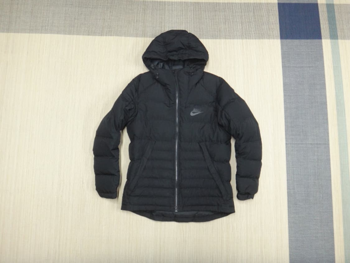 (100) 나이키 NSW 남성 다운 필 후디 자켓 블랙 상품이미지1