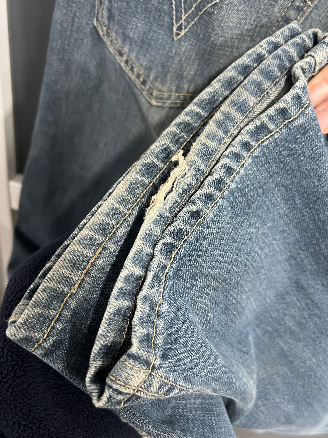 00s Levis 리바이스 569 루즈 스트레이트 데님 팬츠 상품이미지3