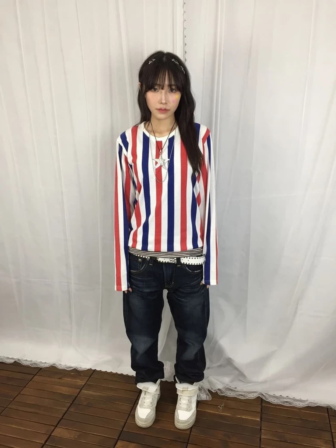 LOUXS Union Works Tricolor Stripe Tee 상품이미지1