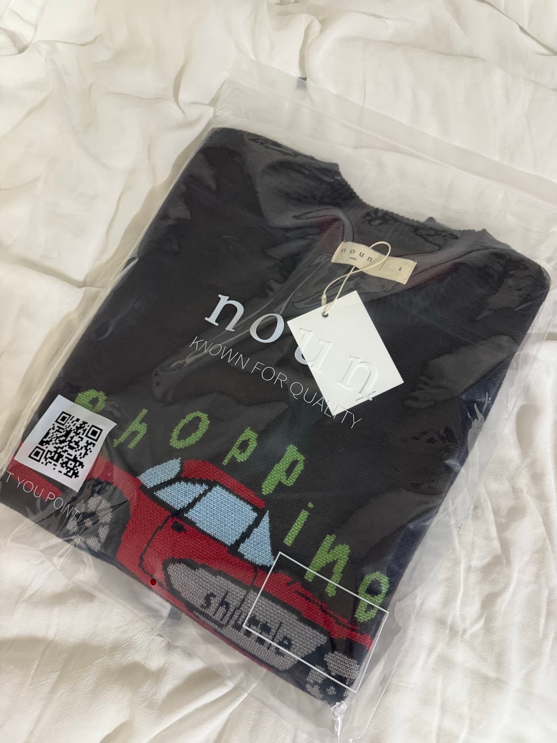 (1, 새상품) 노운 쇼핑 카 니트 다크 브라운 상품이미지3