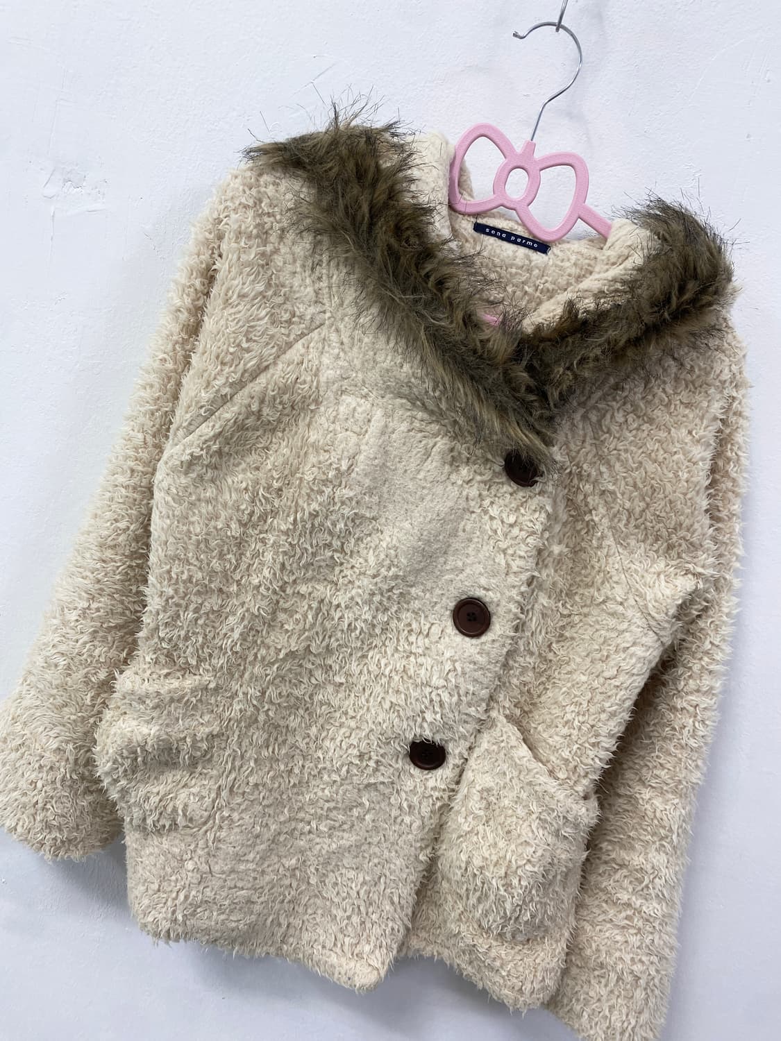 [SENA PARMO] 라떼갸루 폭닥 퍼 후드 상품이미지6