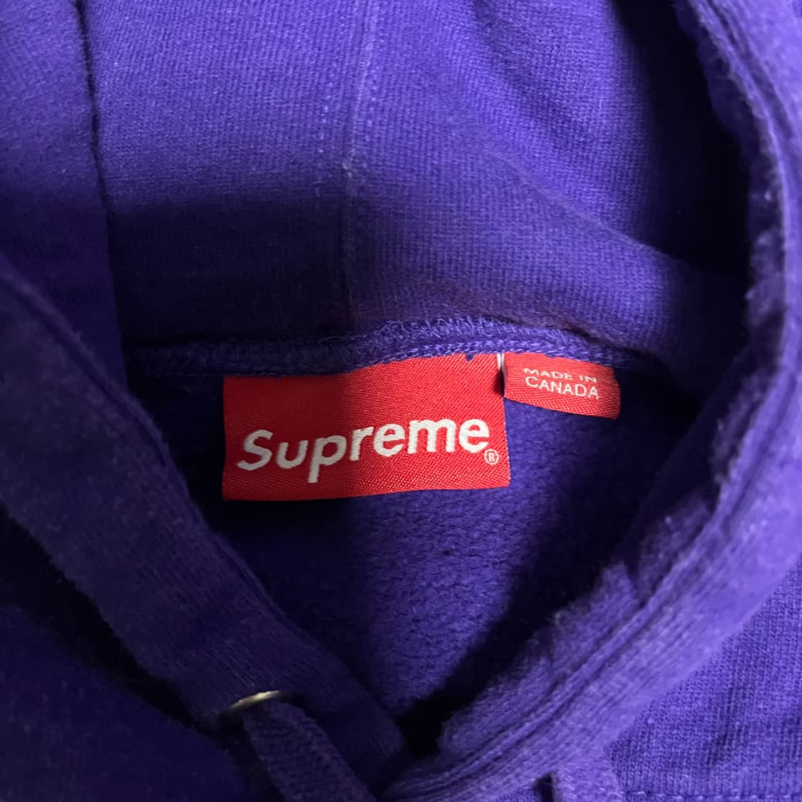 슈프림 XXL 후드 퍼플/그레이 상품이미지3