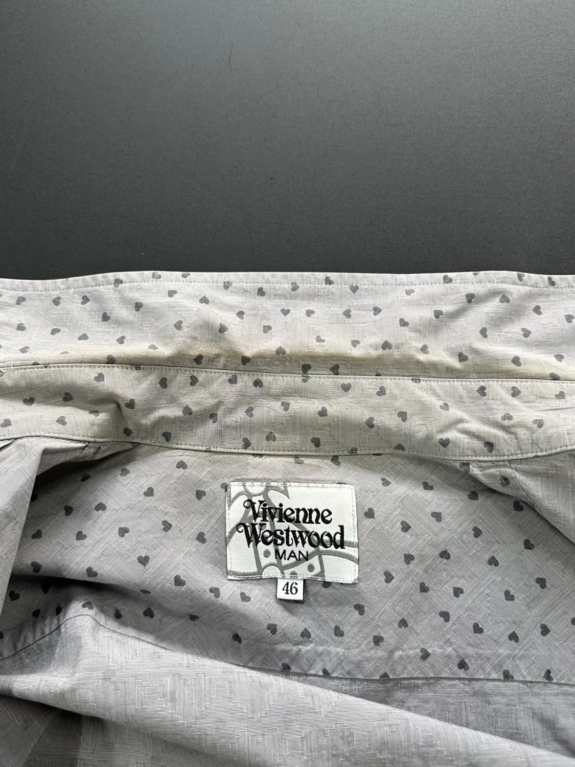 비비안웨스트우드 하트 사선버튼 Orb 셔츠  상품이미지7