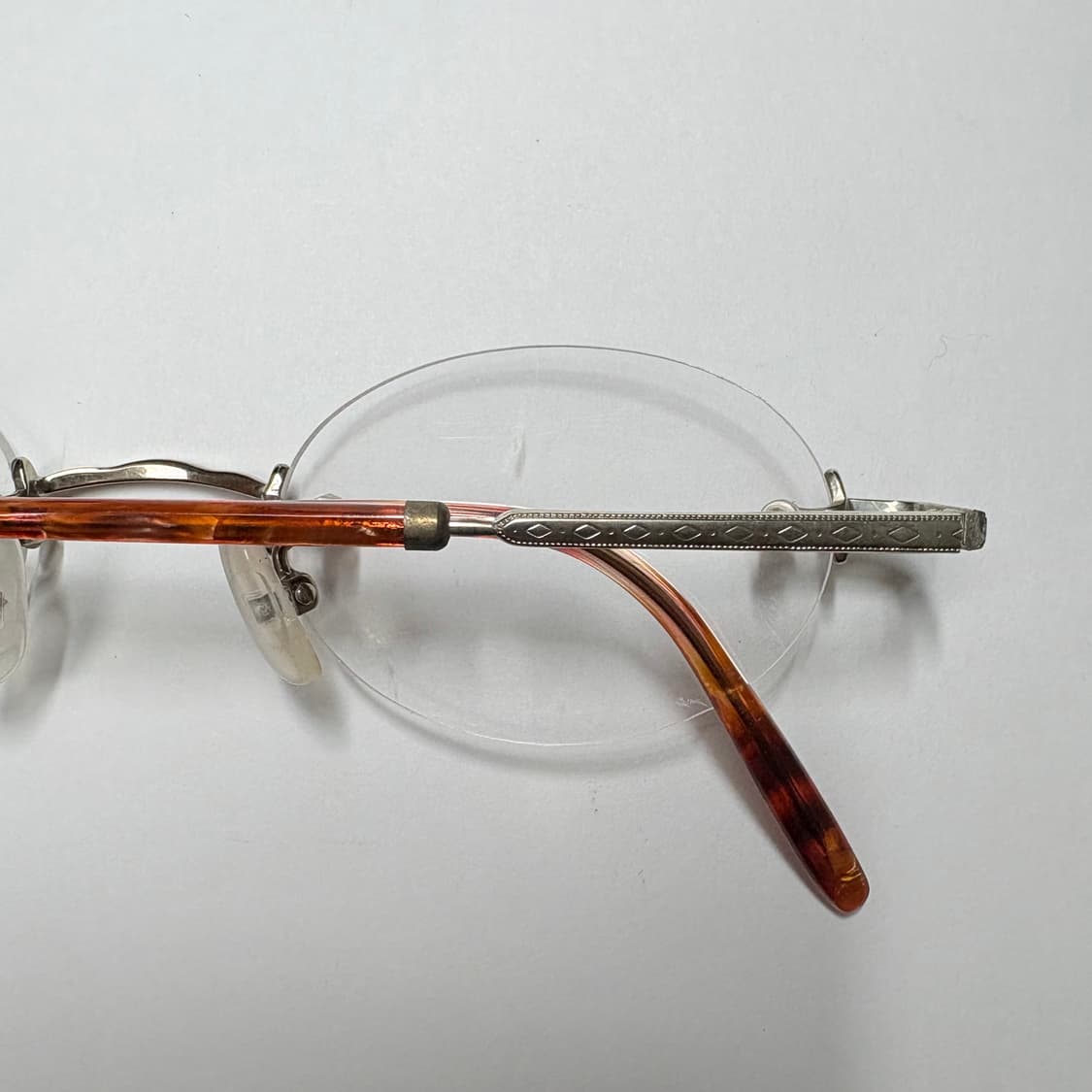 빈티지 무테 안경(MIRAGE 저스트 샤프 무테 안경) 상품이미지6