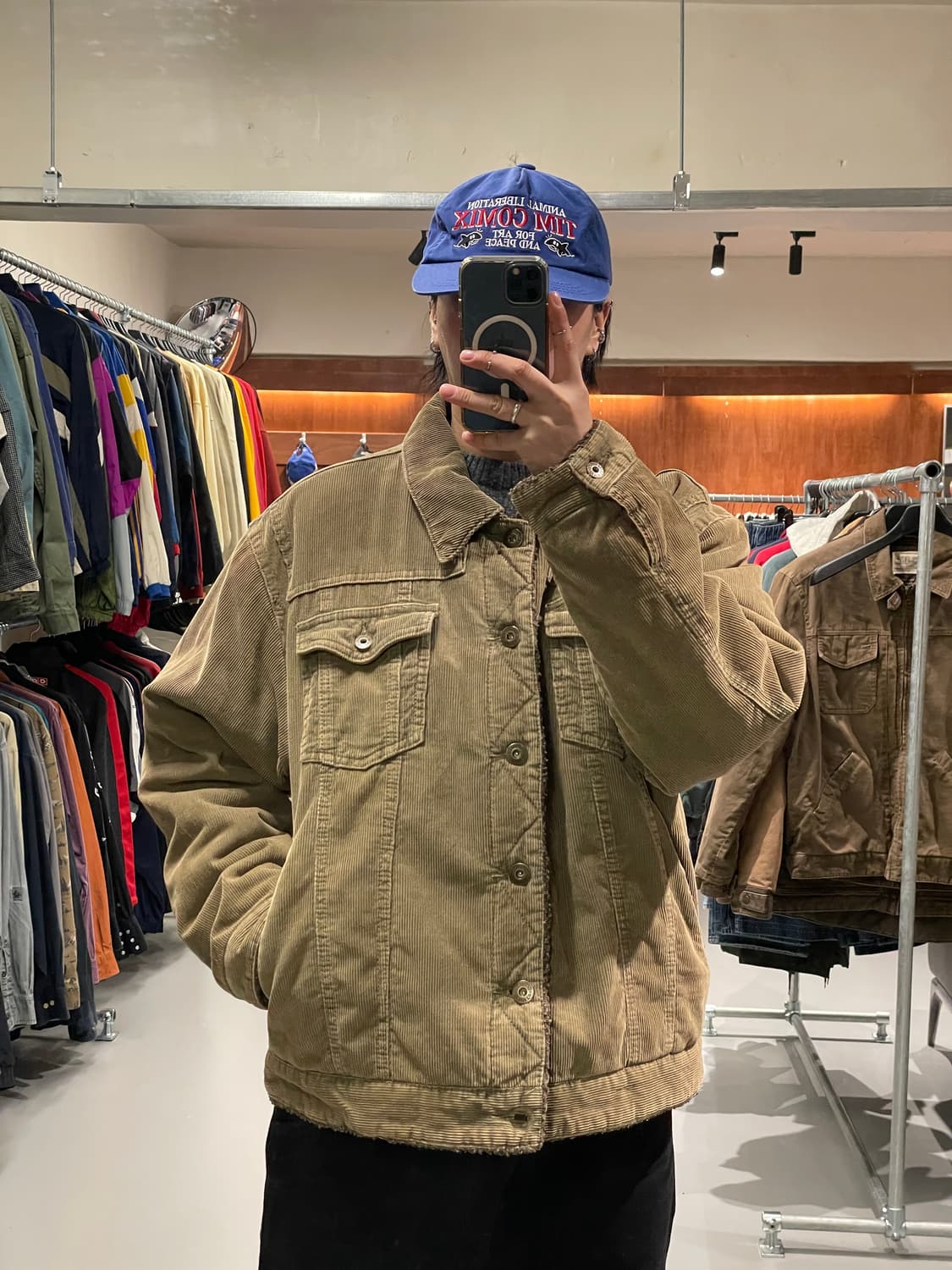 빈티지 코듀로이 쉐르파 자켓   상품이미지3