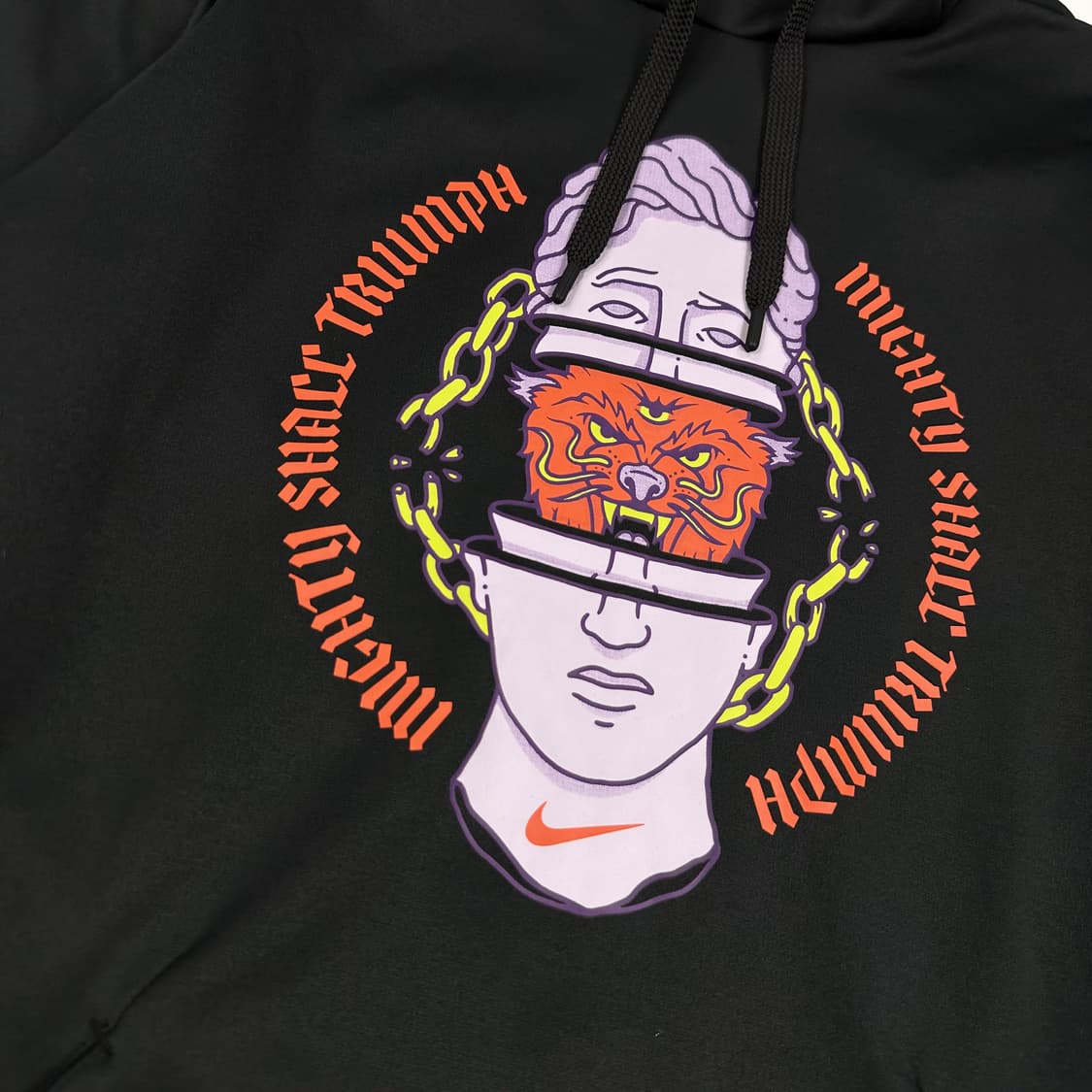 나이키 드라이핏 타이거 블랙 후드티 (M) 상품이미지4