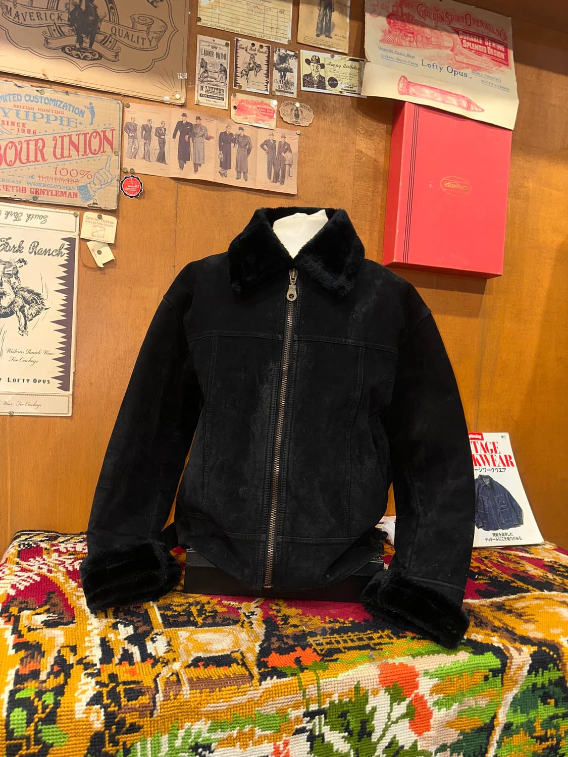 ( XL ) 세무자켓 가죽자켓 스포츠자켓 워크웨어 아메카지 빈티지 상품이미지1