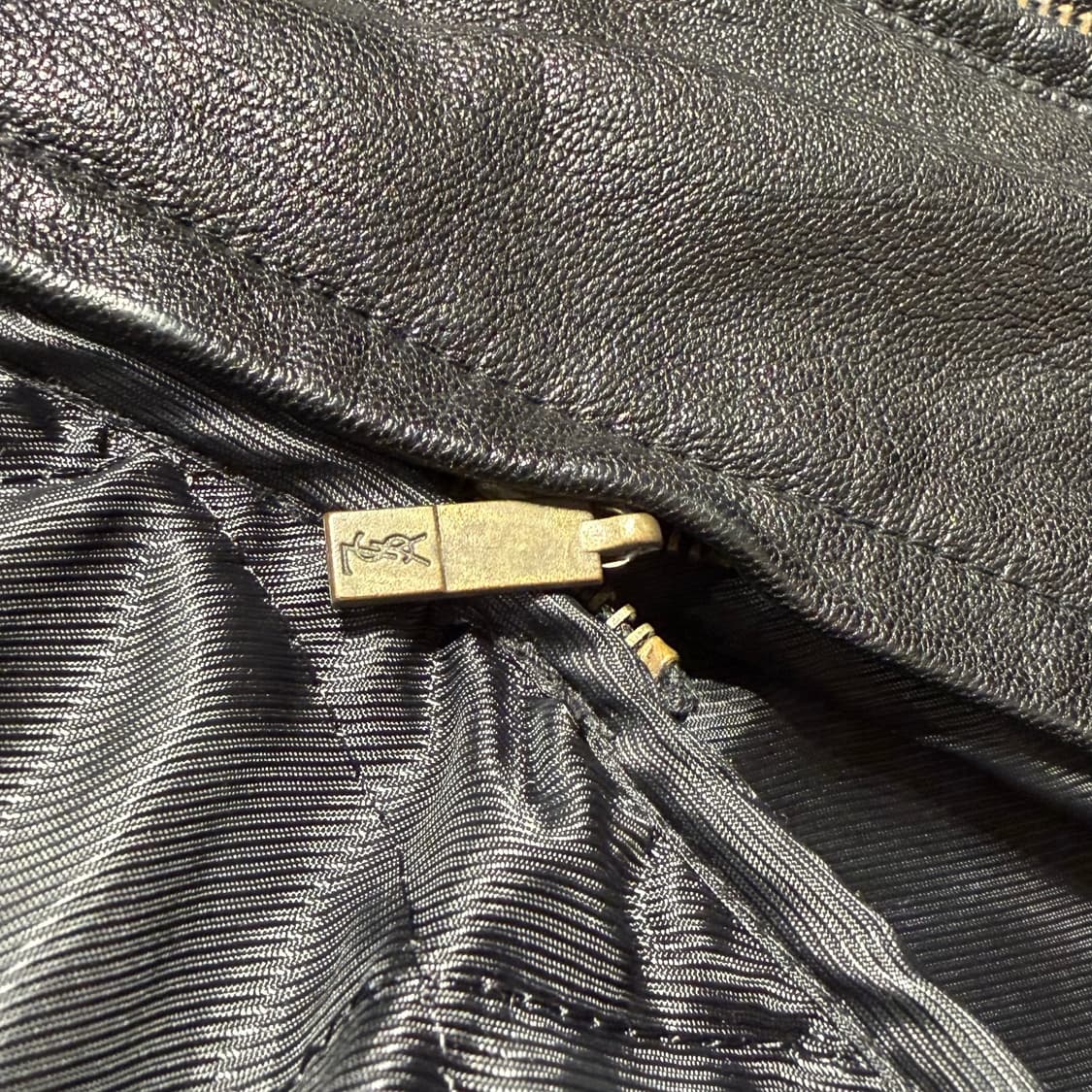 YSL 입생로랑 산양가죽 레더 카 코트 105 자켓 상품이미지6