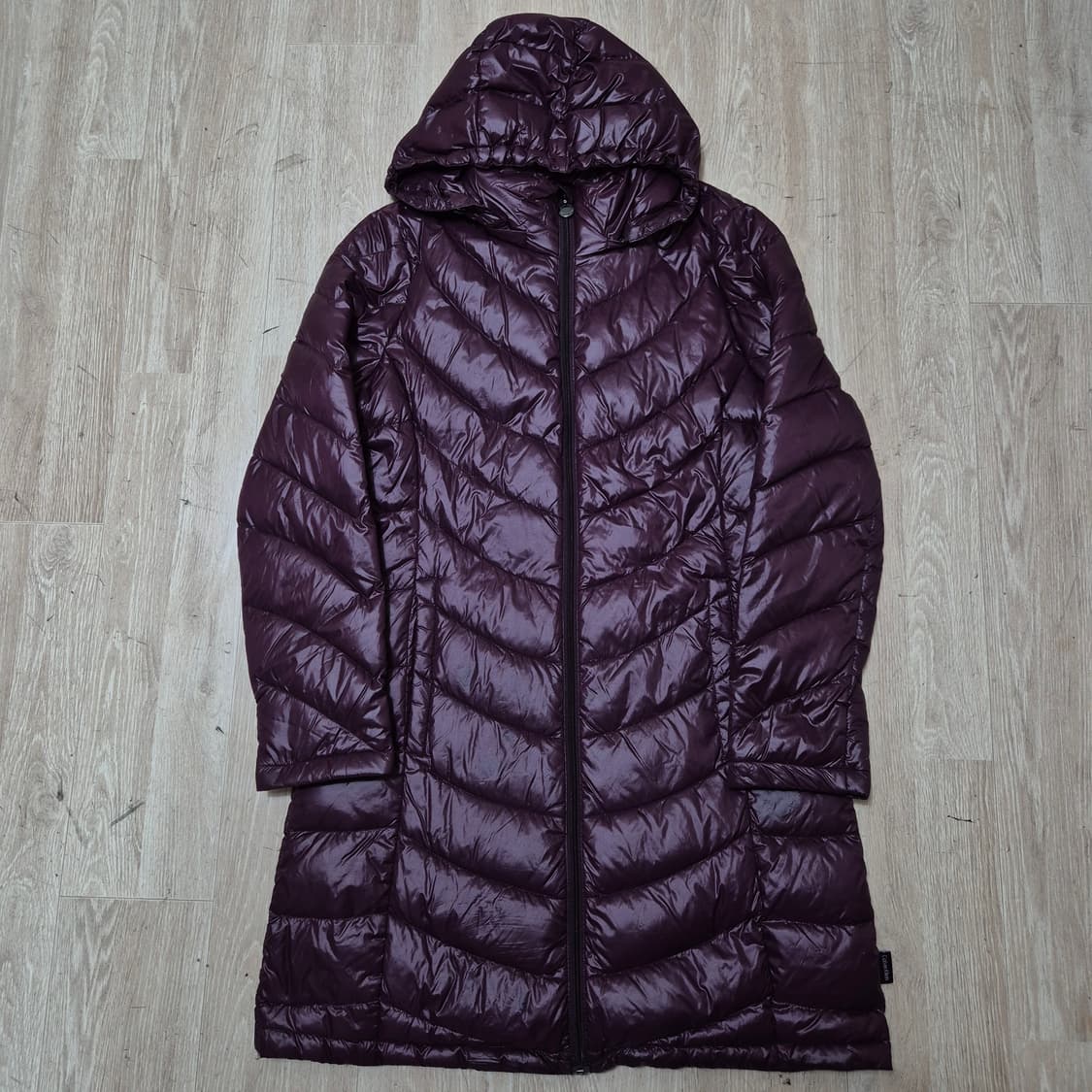 캘빈클라인 여성 라이트 프리미엄 덕다운 경량 롱패딩 상품이미지1