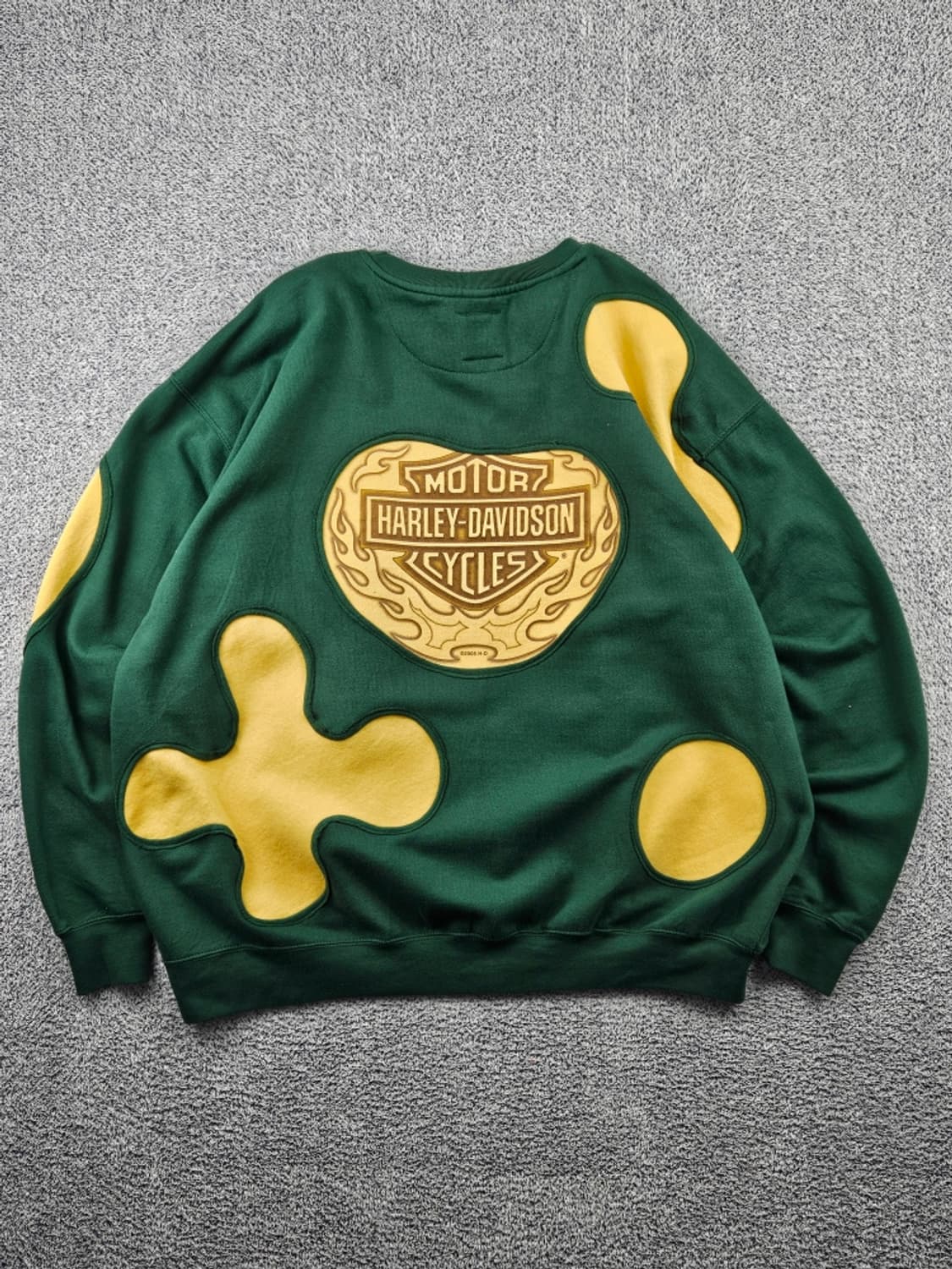 할리데이비슨X밀텍스 아플리케 커스텀 맨투맨 스웻셔츠 (3XL)/11541 상품이미지5