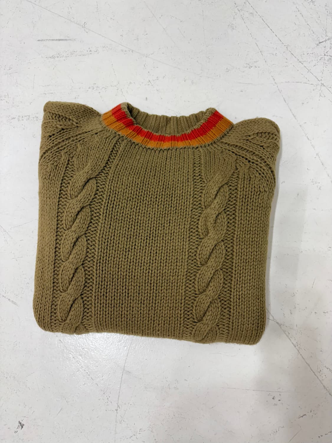 60-70‘s Lord Jeff Cable Knit Sweater. 상품이미지7