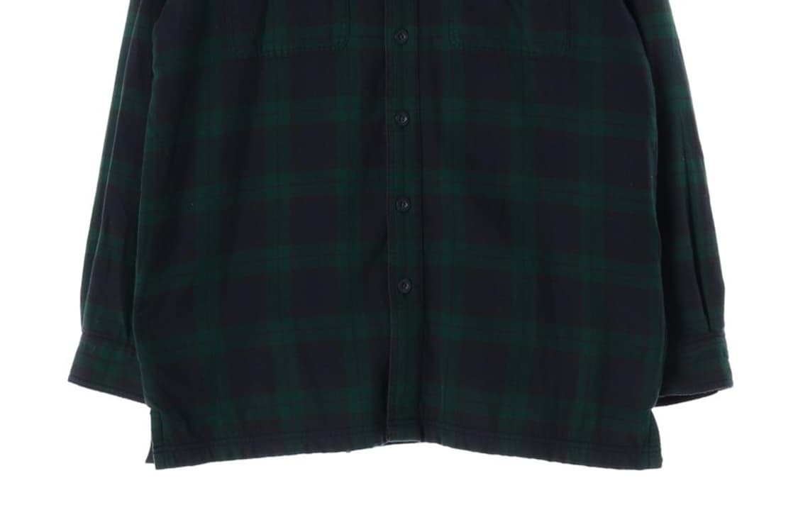 L.L.Bean 엘엘빈 블랙워치 플리스 라이닝 플란넬 셔츠 L 상품이미지4