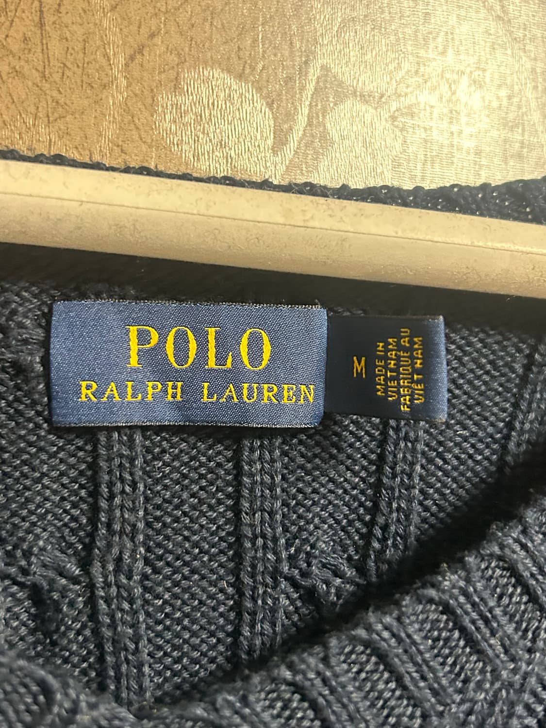 폴로 케이블 니트 M 상품이미지3