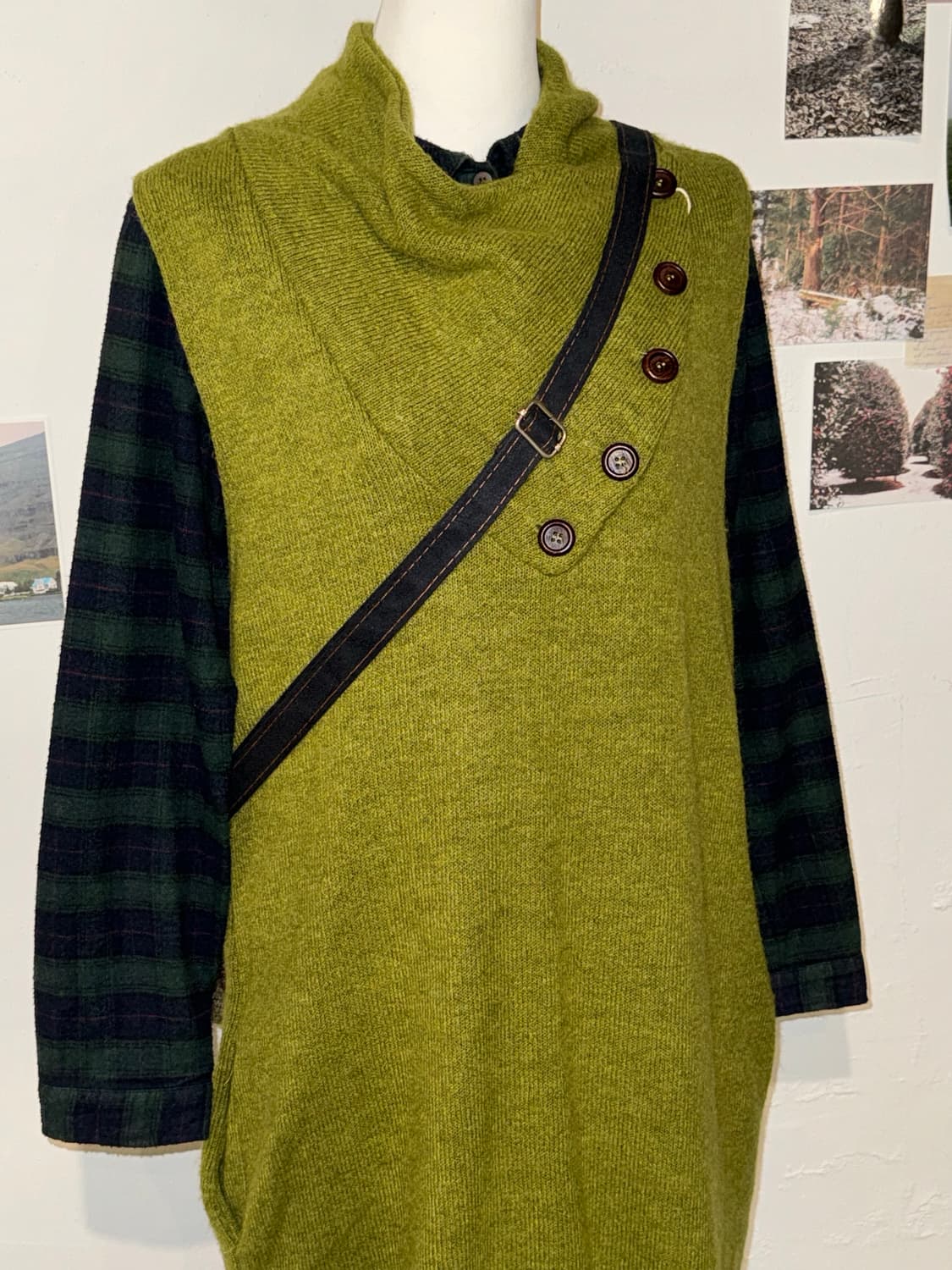 samansa mos2 체크 원피스 상품이미지3