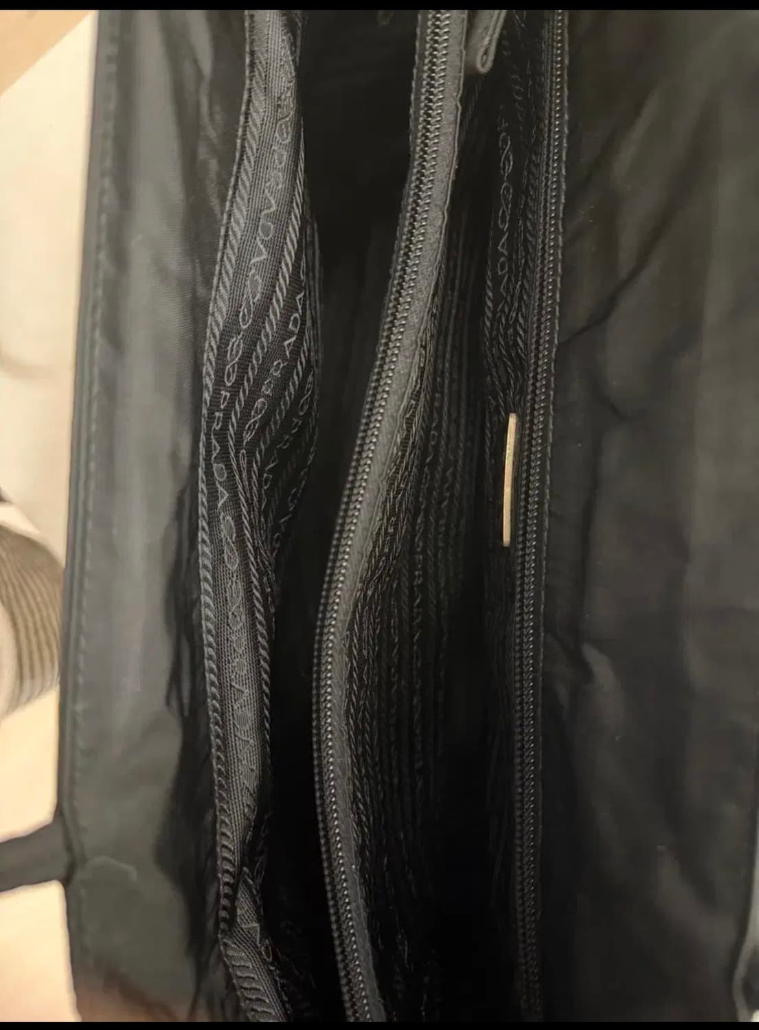 정품 프라다 포코노 나일론 블랙 토트백 숄더백 상품이미지6