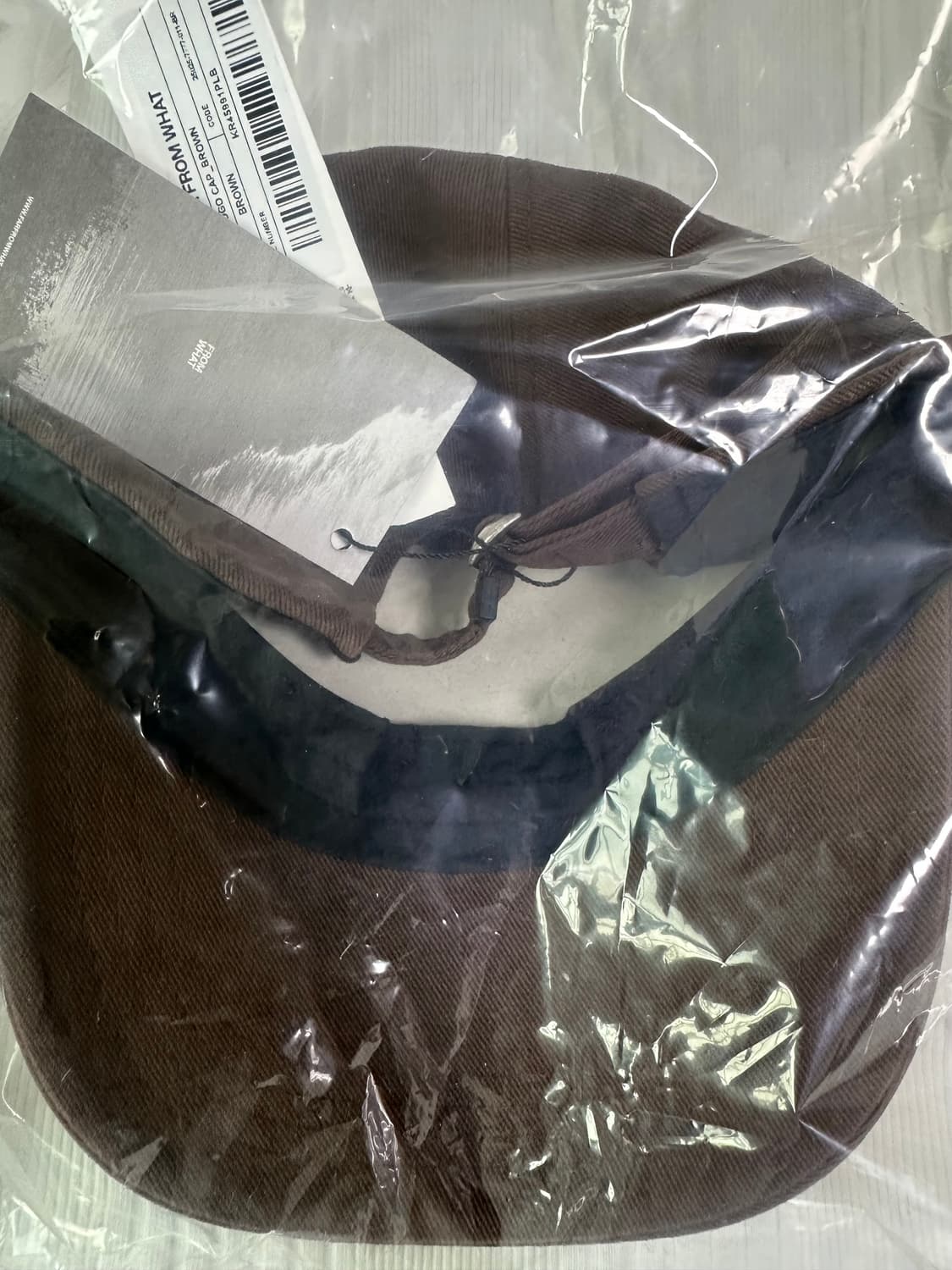 파프롬왓 파 패치 로고 캡 브라운 상품이미지3