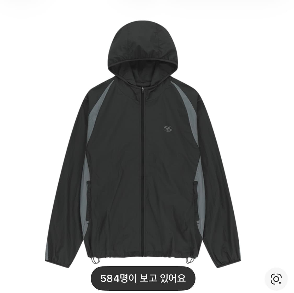 산산기어 패널드자켓 블랙 3사이즈 L 새상품 상품이미지1