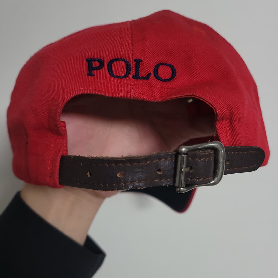 POLO 폴로 랄프로렌 레드 빈티지 볼캡 상품이미지4