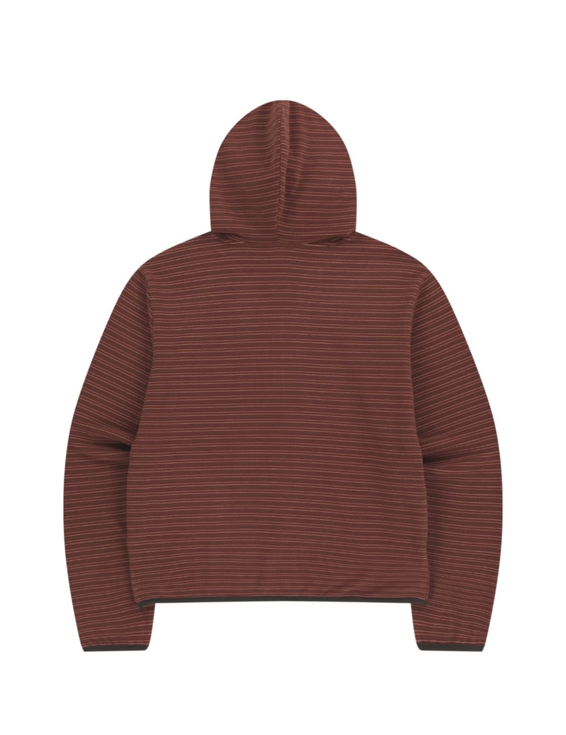 Coyseio STRIPE FLEECE HOOD ZIP-UP RED 상품이미지2