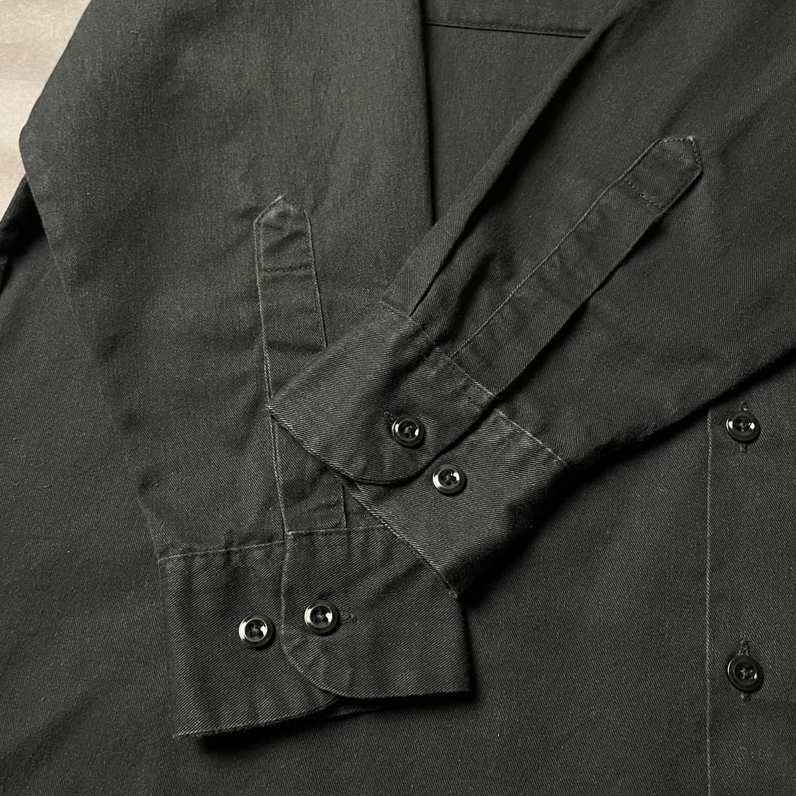 DICKIES 디키즈 빈티지 블랙 플랩포켓 워크 셔츠 A00881 상품이미지5