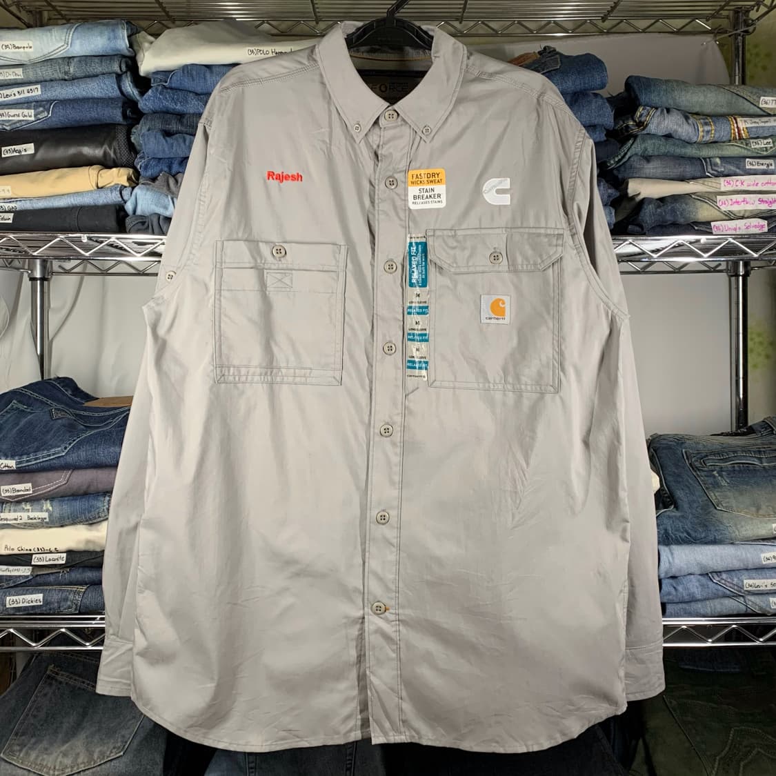 [M/새상품] 칼하트 포스 릴렉스드핏 쿨 워크셔츠 상품이미지2