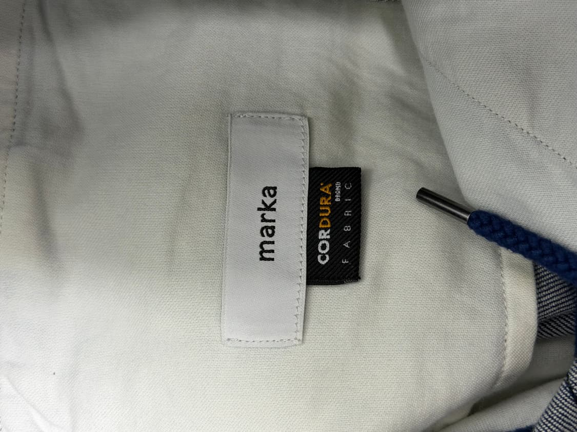 Marka 코듀라 턱 와이드 데님 쇼츠 상품이미지5