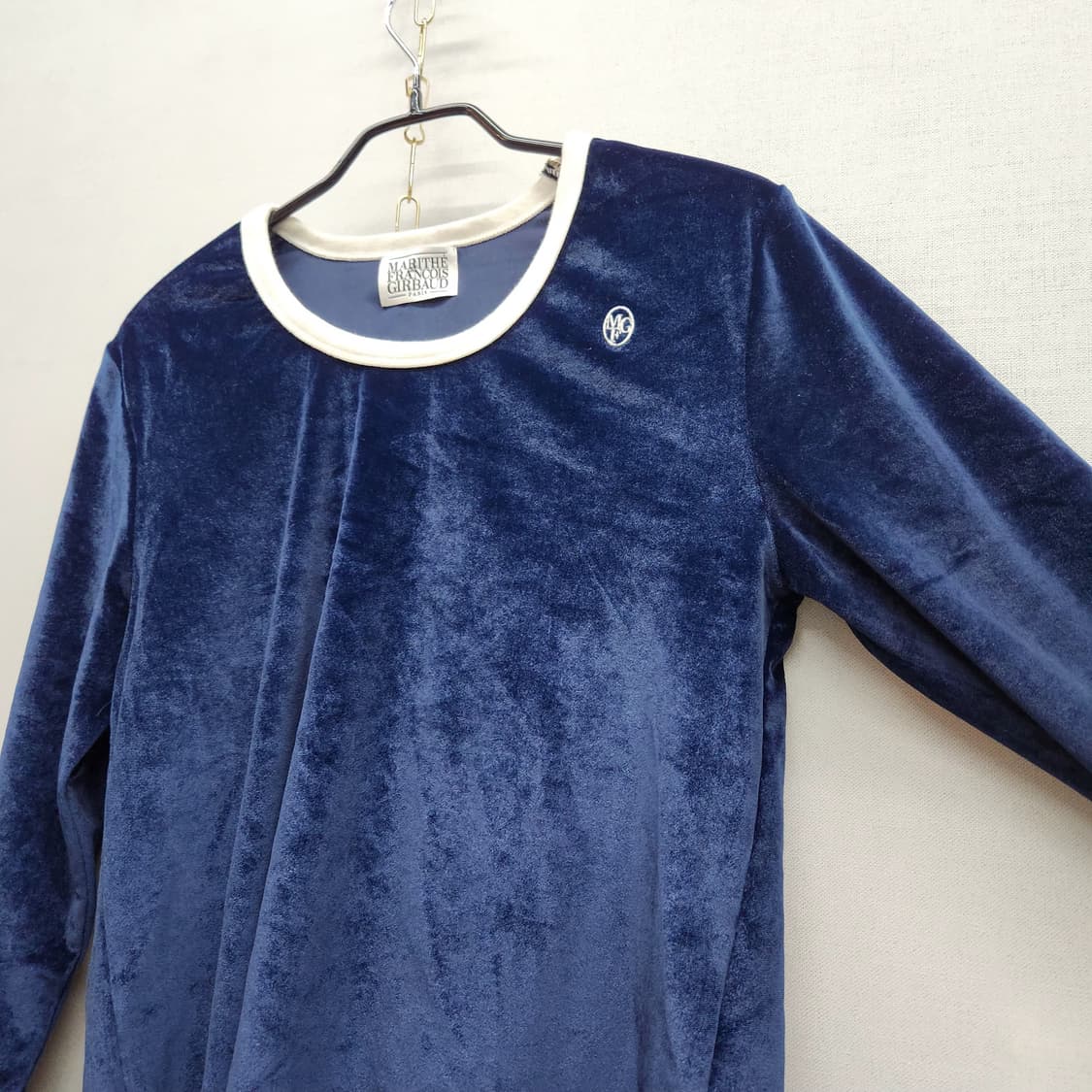 마리떼 프랑소와저버 로고 벨벳 긴팔 S 상품이미지3