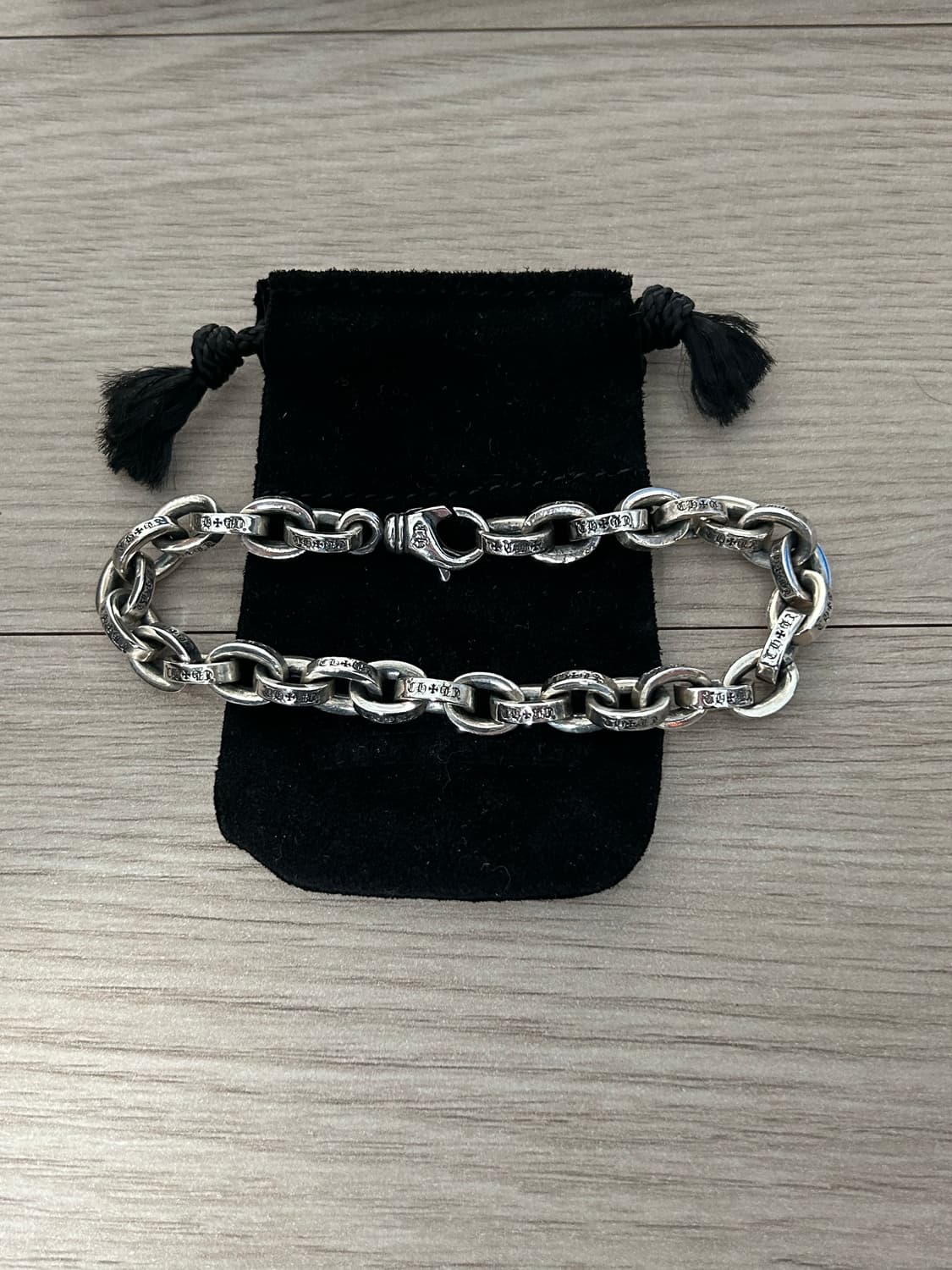 [31링크] 크롬하츠 페이퍼체인 라지 팔찌 상품이미지2