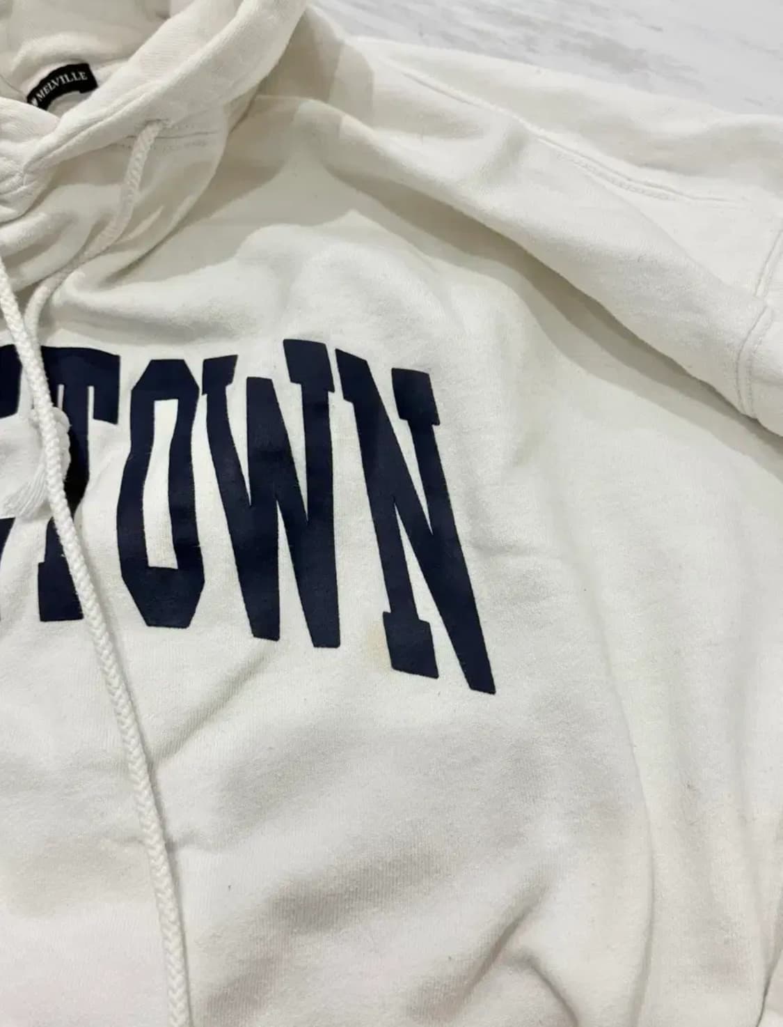 브랜디멜빌 화이트 후드티 상품이미지2