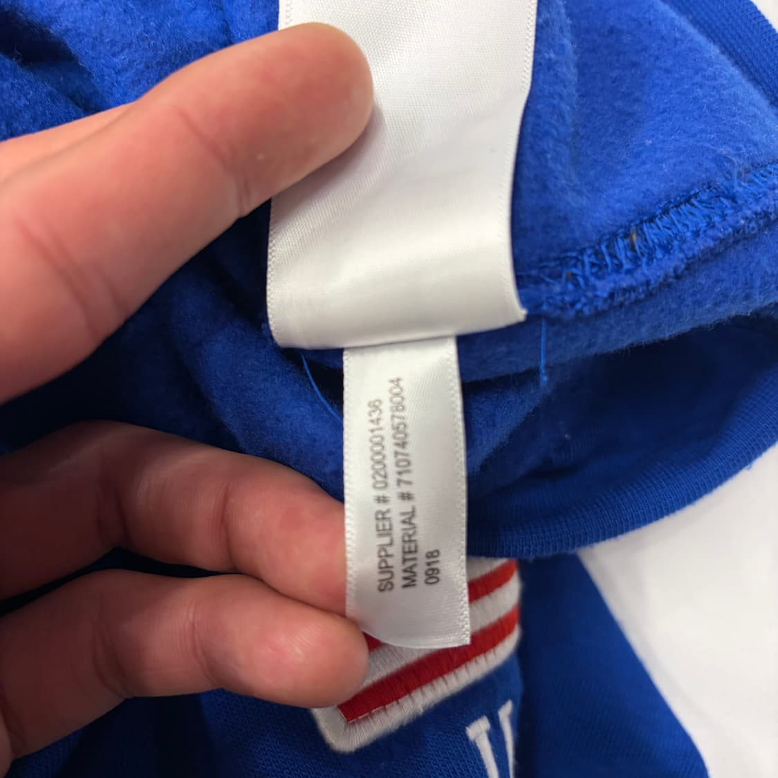 폴로 랄프 로렌 빅 아치 로고 블루 후드티 XL 상품이미지10