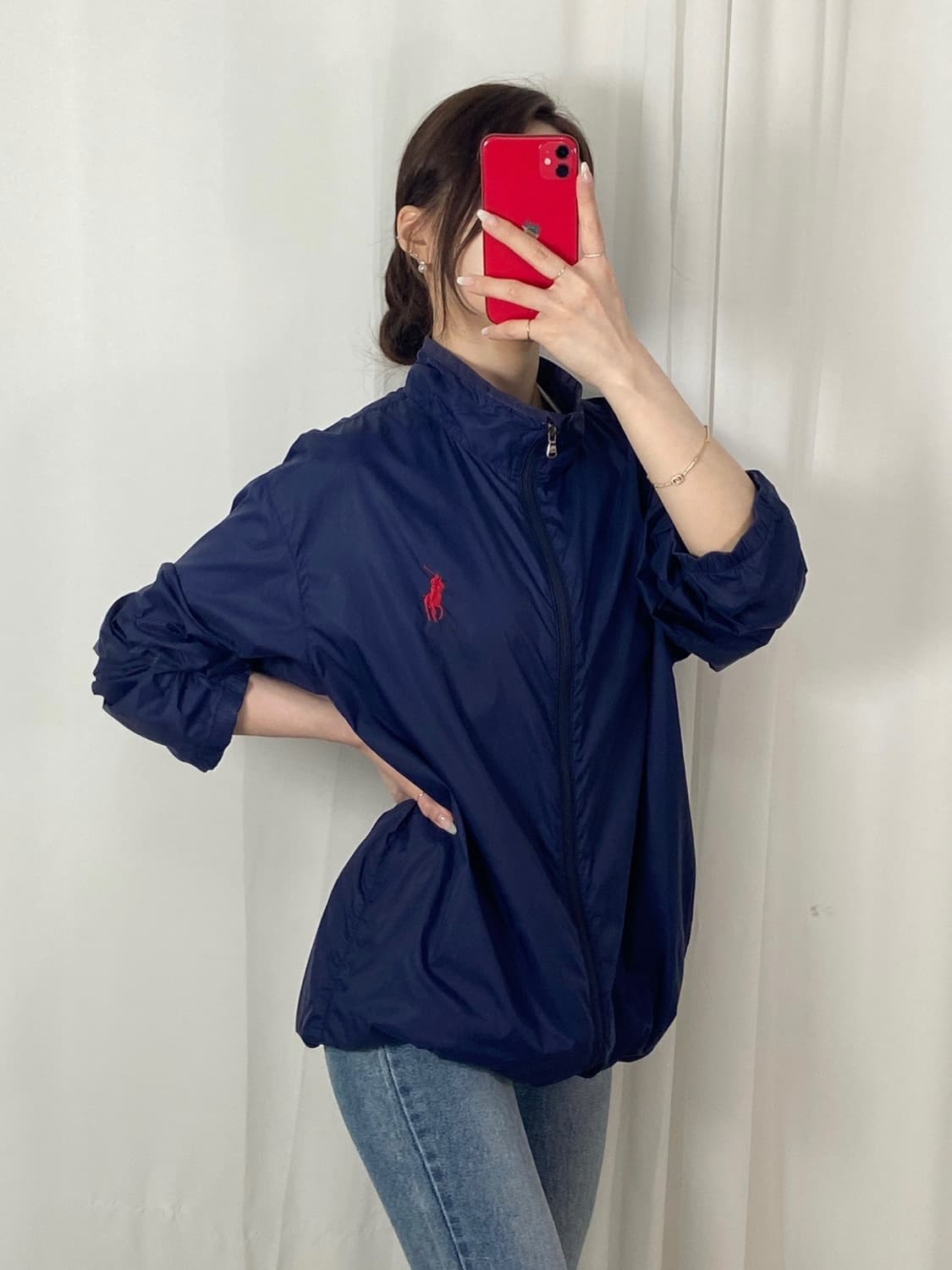폴로 포니 네이비 바람막이 상품이미지5