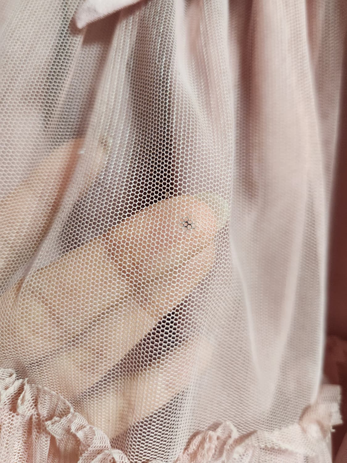 크루빈티지 시스루 핑크 코디셋 상품이미지9
