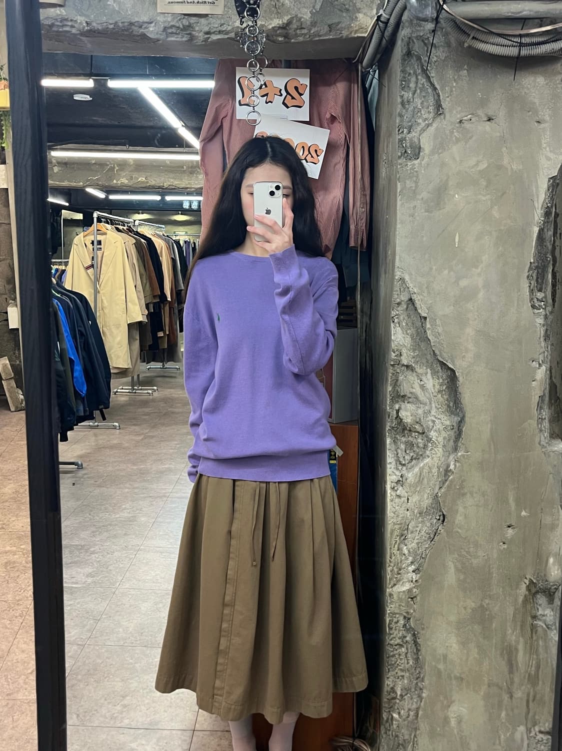 폴로 랄프로렌 니트 라이트퍼플 L #csz3226 상품이미지2