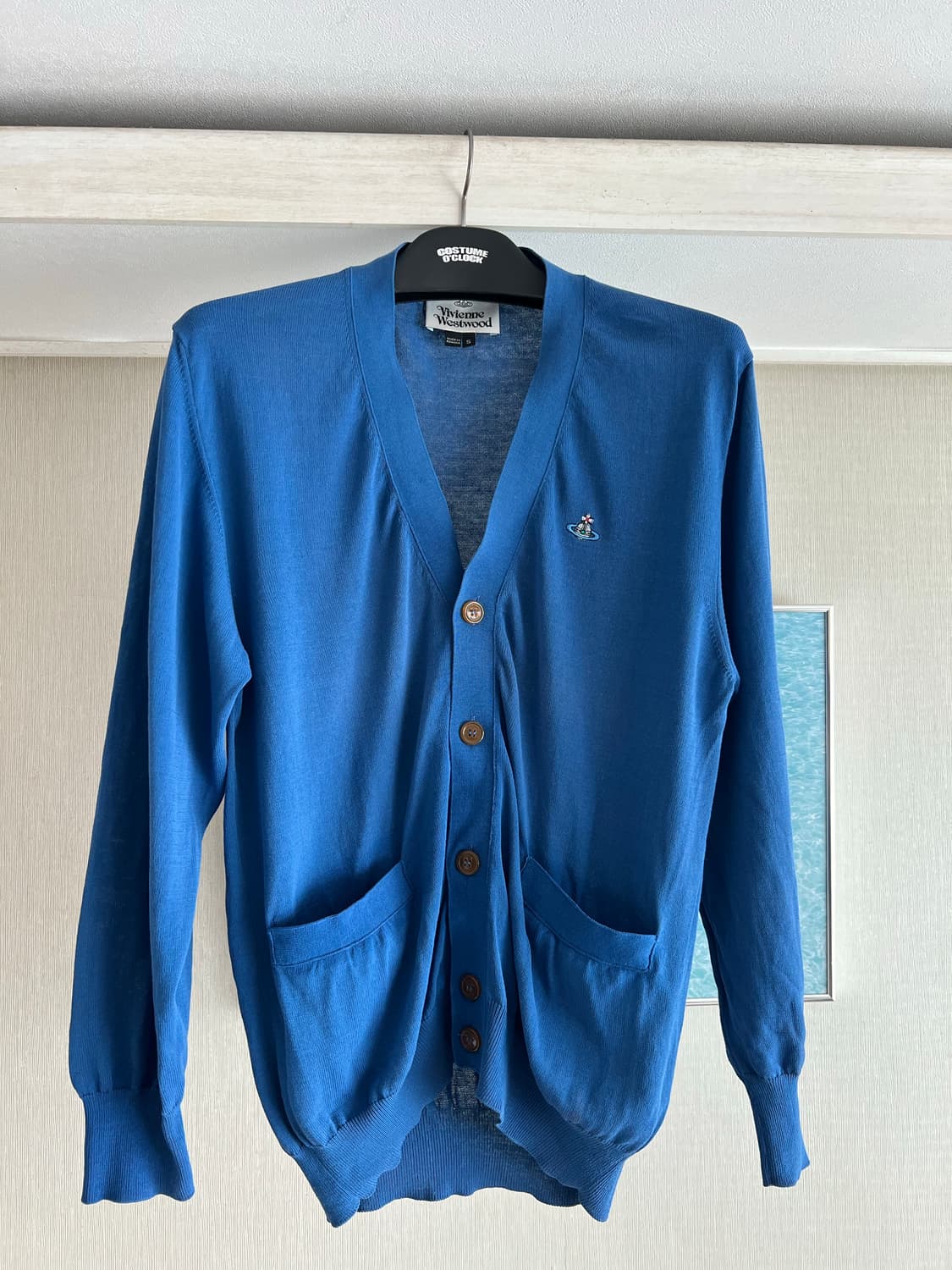 [S] 비비안웨스트우드 가디건 블루 상품이미지1