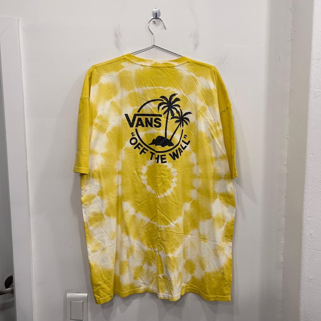 반스 오프더월 프린팅로고 타이다이 오버핏 반팔티 상품이미지5