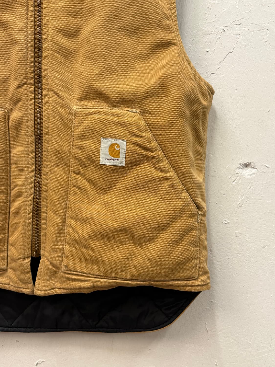 L) Carhartt V01 Duck Vest Hamilton Brown 상품이미지3